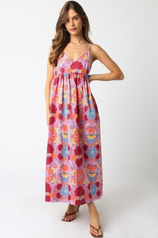 Happy Floral maxi dress