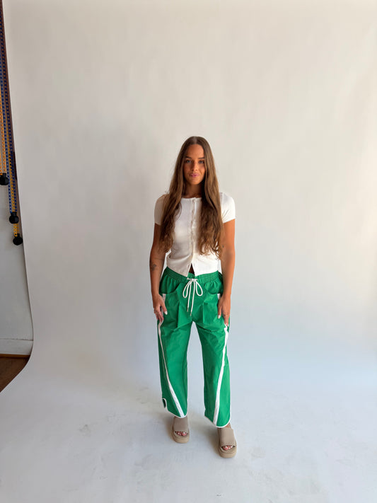 Green Track Pants