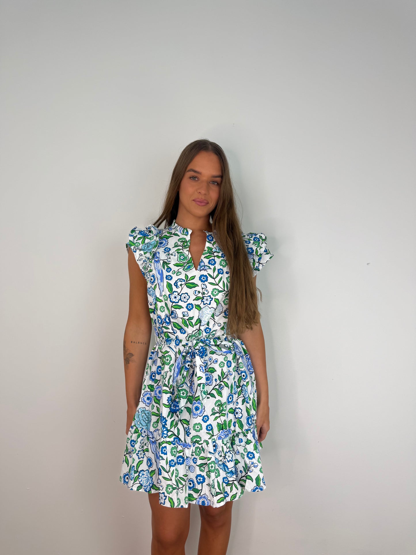 Ivona Ruffle Mini Dress