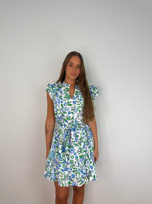Ivona Ruffle Mini Dress