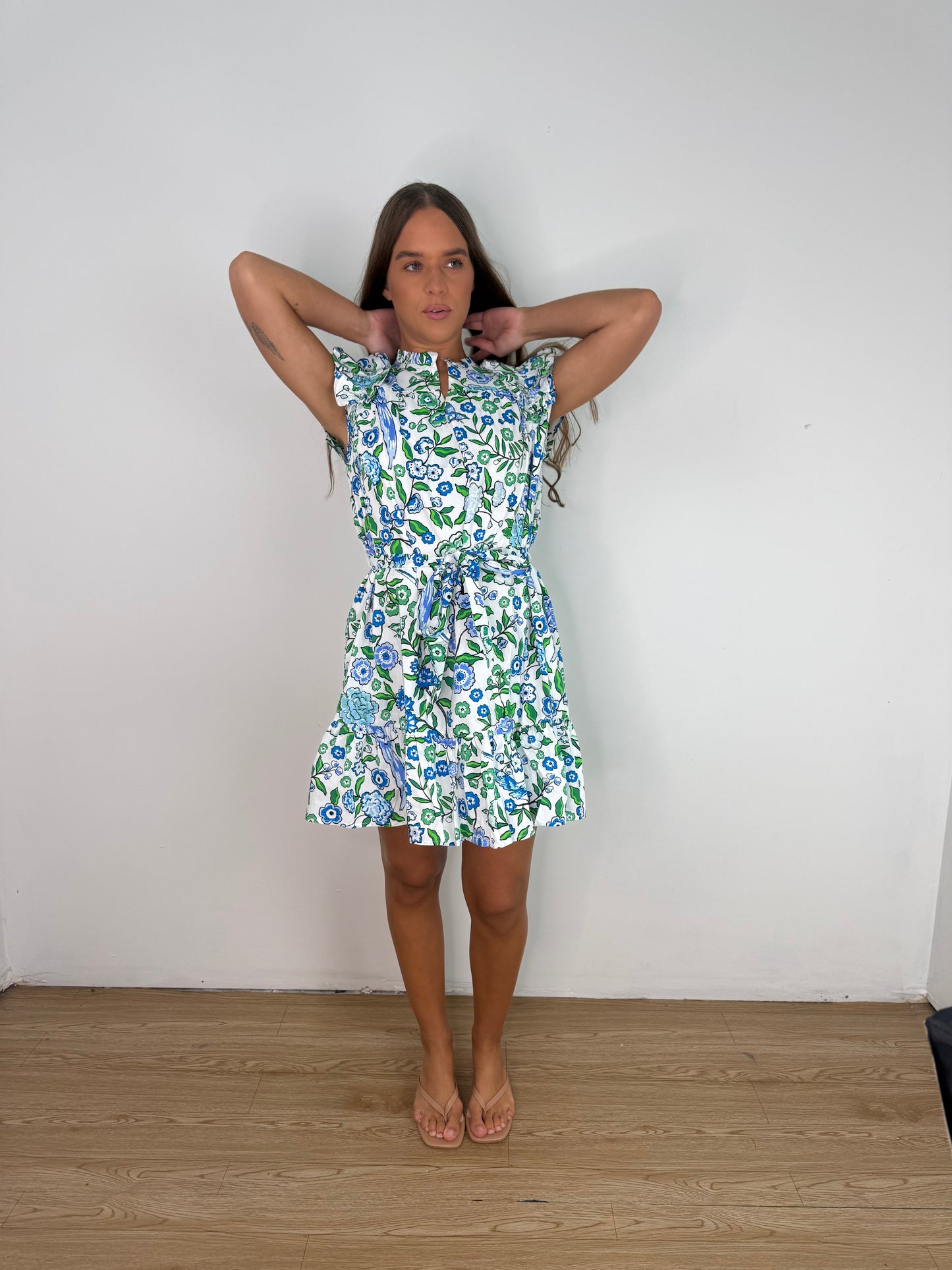Ivona Ruffle Mini Dress