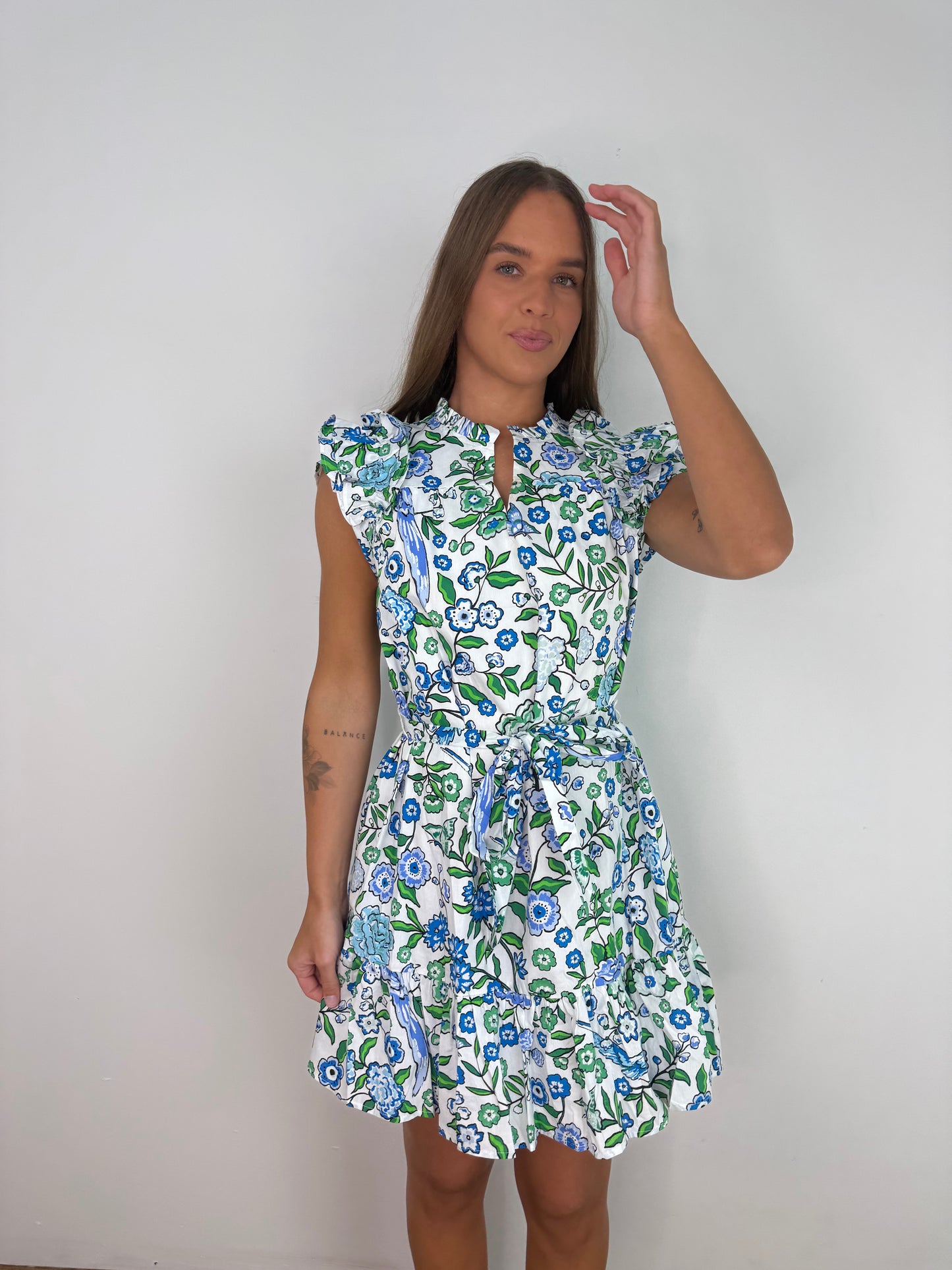 Ivona Ruffle Mini Dress