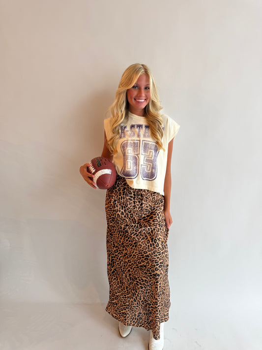 Kiley Leopard Skirt