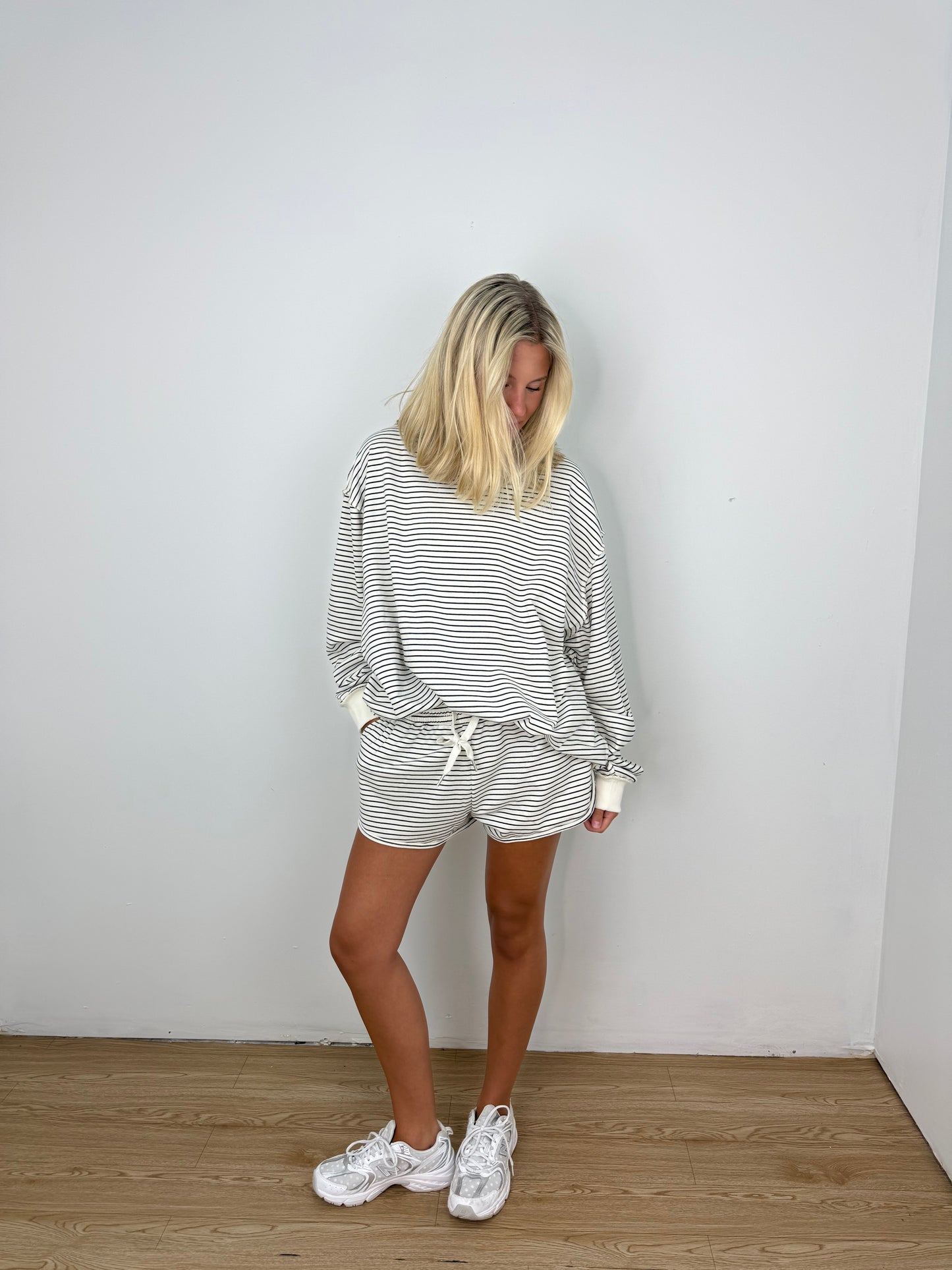 Drawstring dolphin shorts