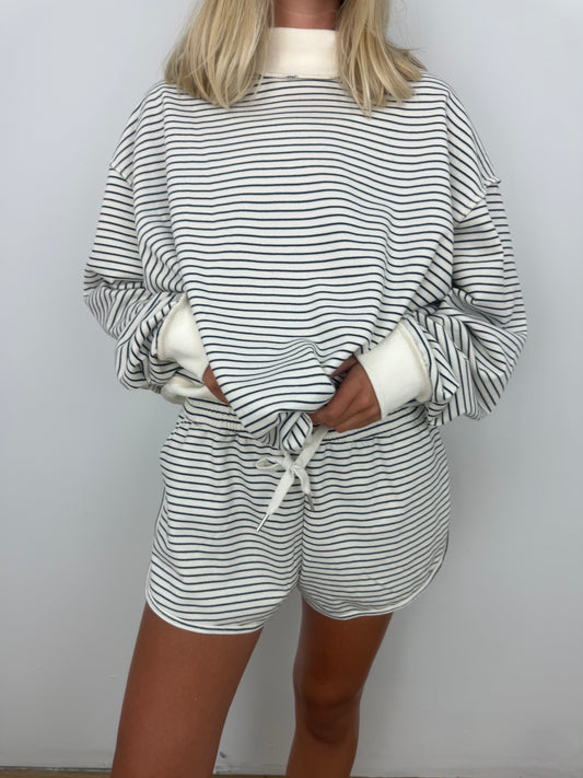 Drawstring dolphin shorts