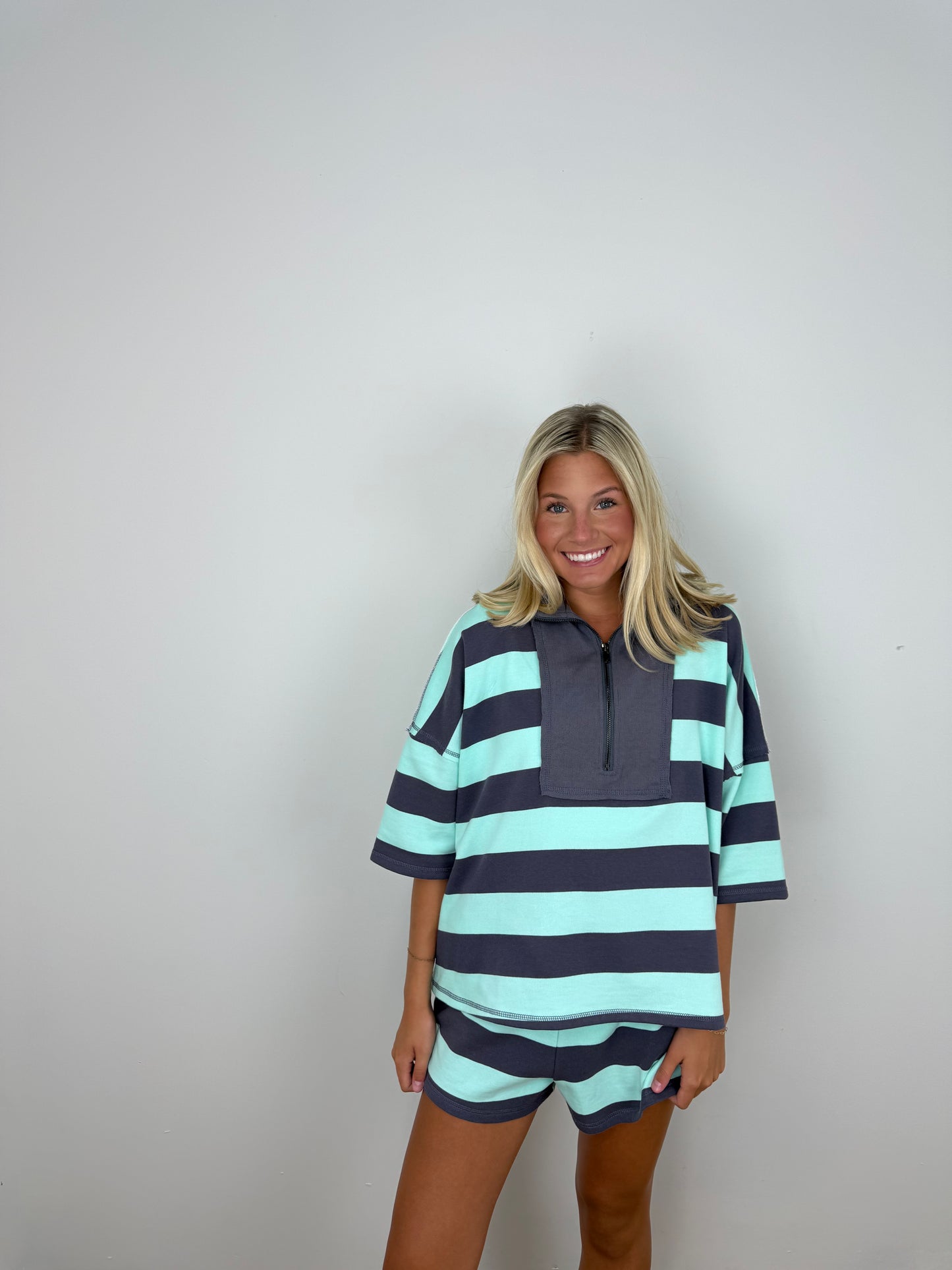 Striped mint multi set