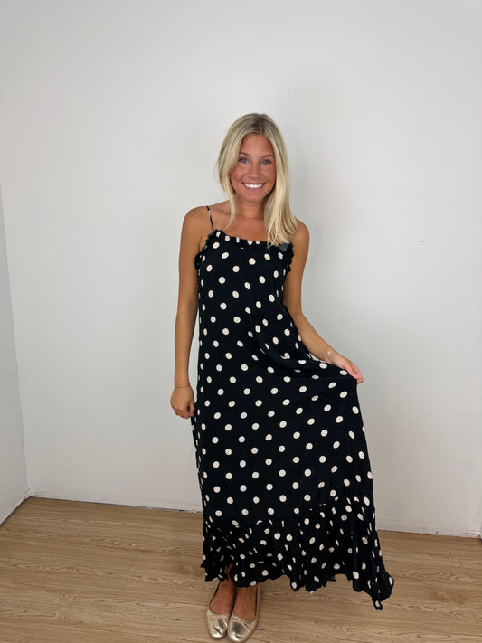 Ditsy Dots Maxi Dress