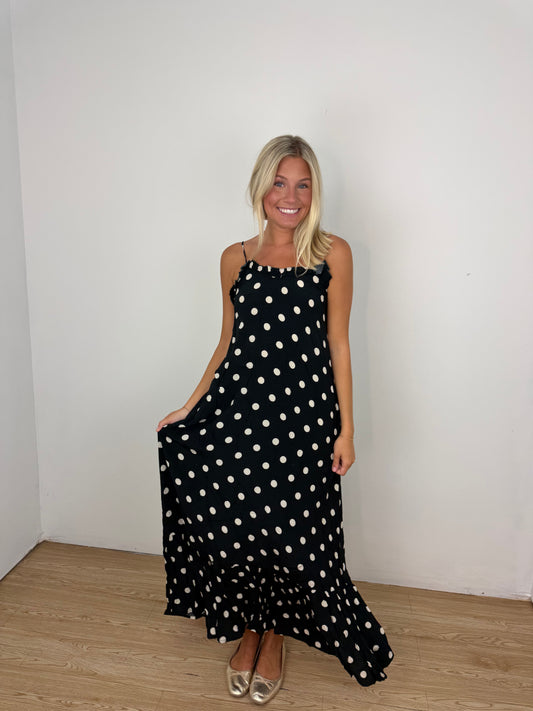 Ditsy Dots Maxi Dress