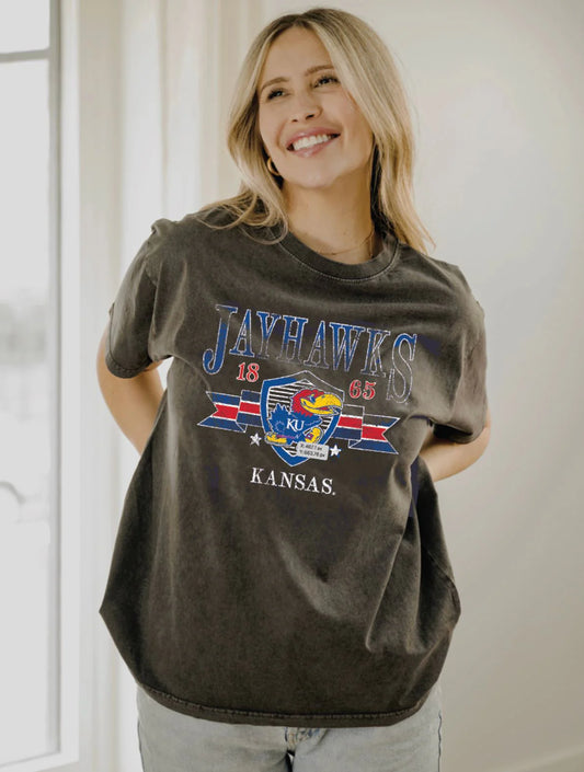 KU pep rally Tee