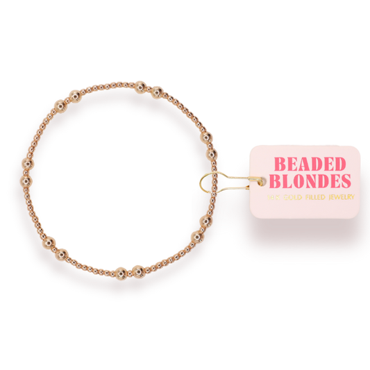 Bethani Bracelet in Gold: Standard 6.75 inch
