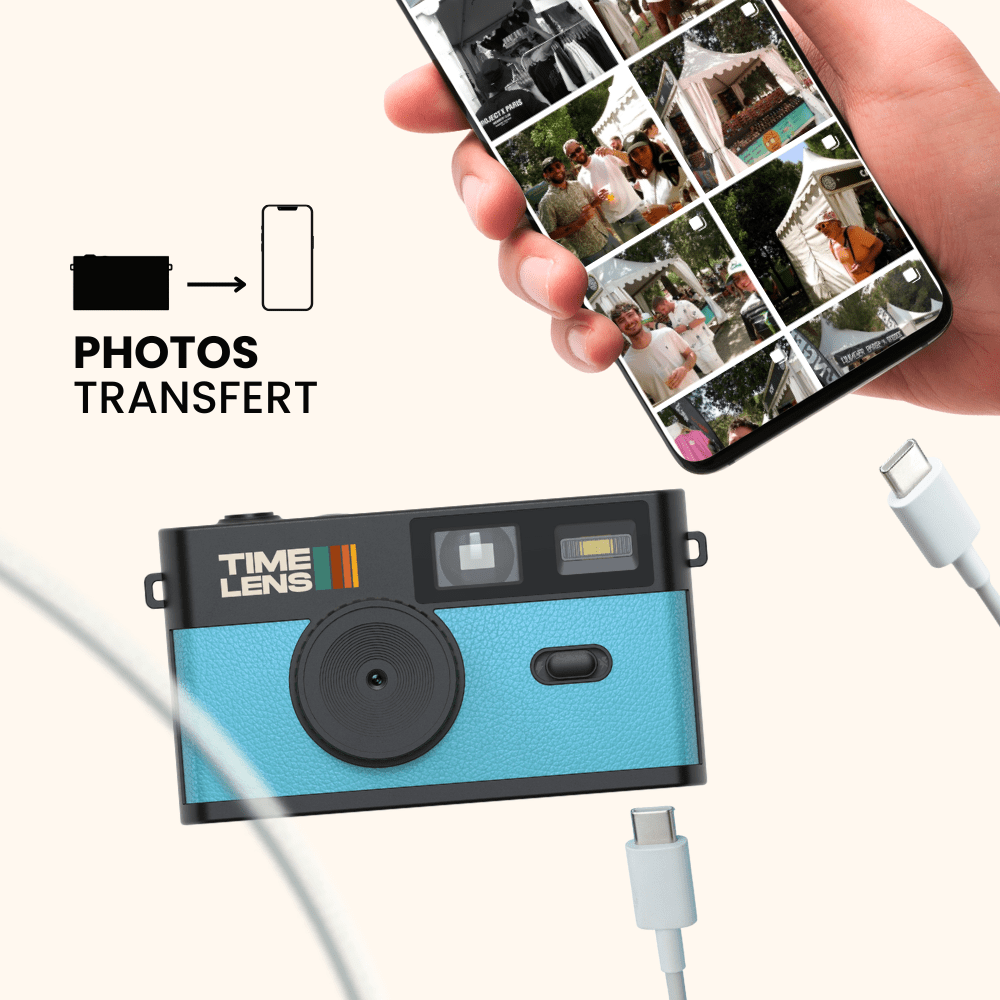 TimeLens® Camera Turquoise Blue