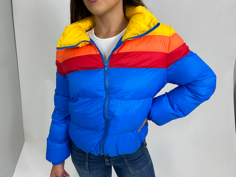 Rainbow Girl Coat