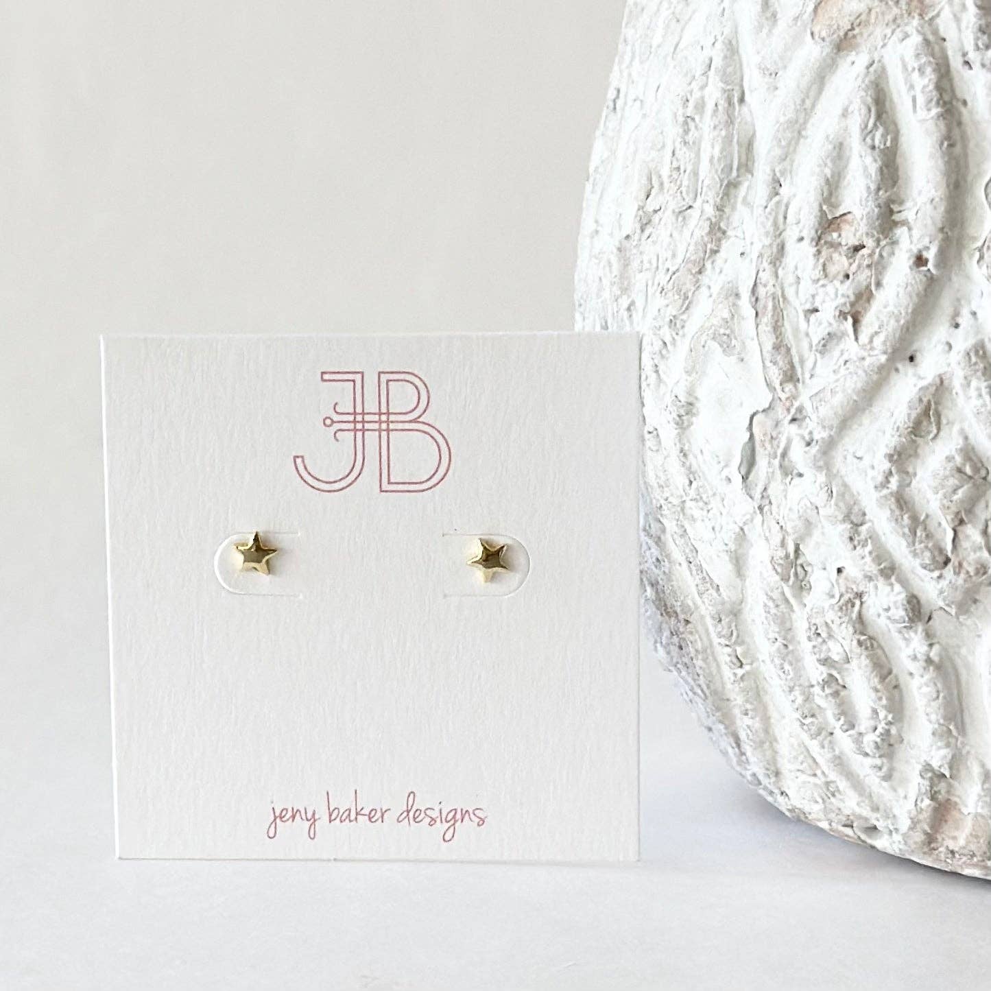 Teeny Tiny Gold Star Studs