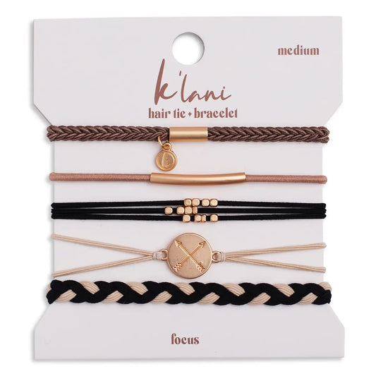 K'lani hair tie set- Focus