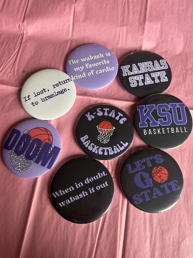 KSU Basketball Gameday Pins