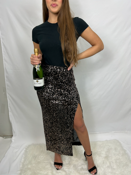 Premier night midi skirt