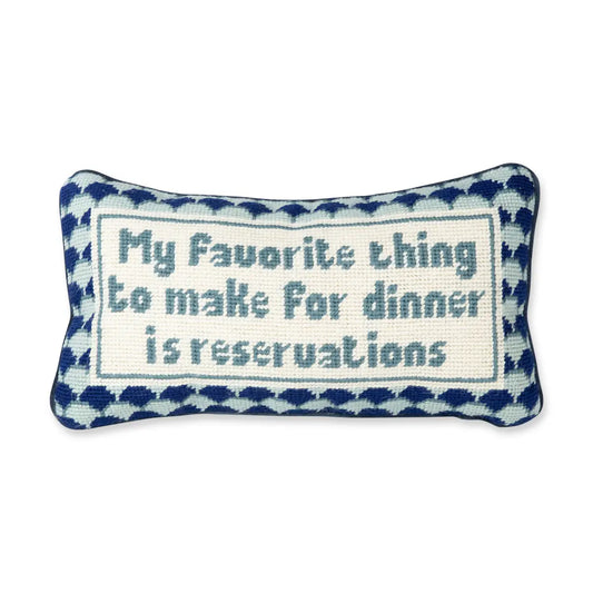 Reservations pillow