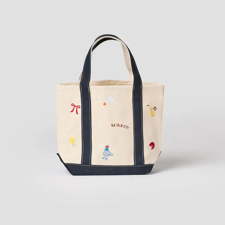 Small KC icons tote bag