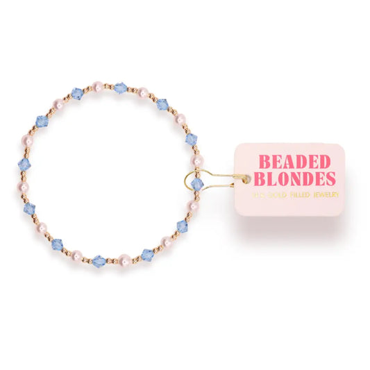 Turquoise Pearl June bracelet