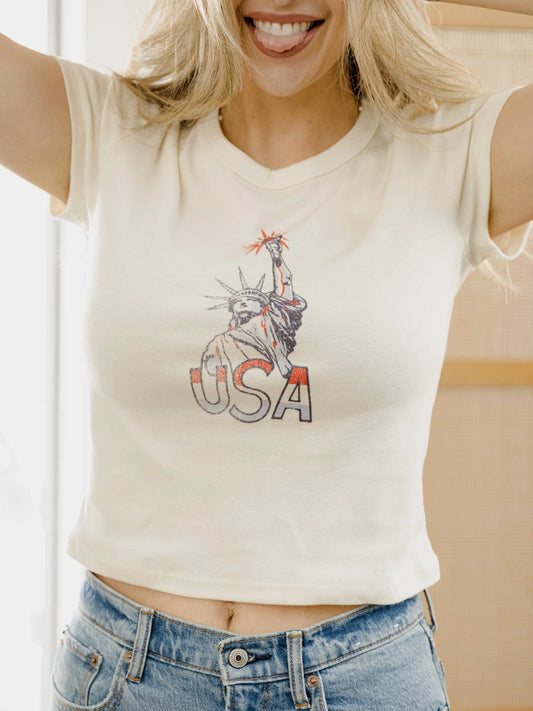 USA baby tee
