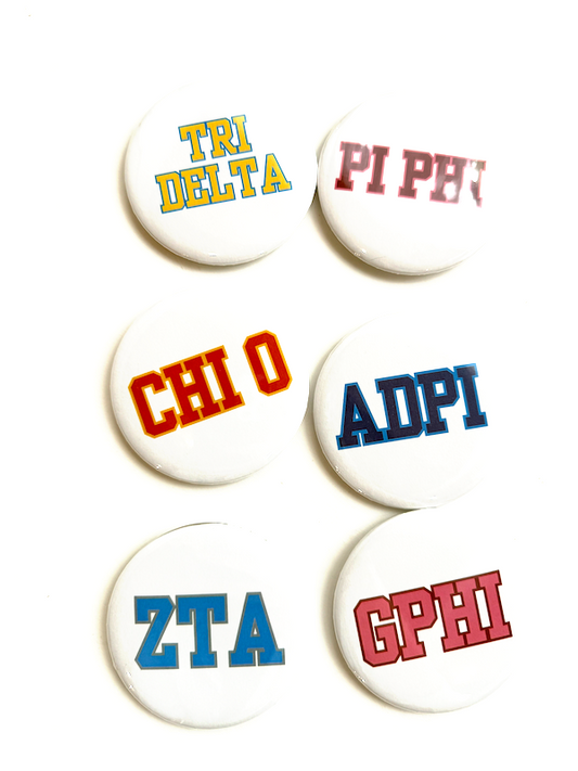 Varsity Letter Sorority pins